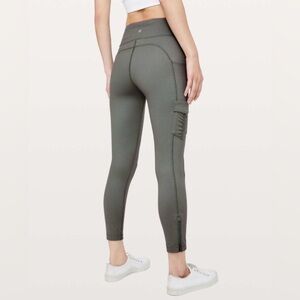 2019 Lululemon Scenic Route 7/8 Tight Legging Pant 25” – Grey Sage